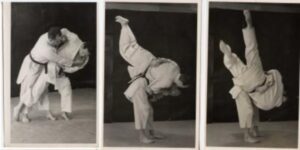 Moshe Feldenkrais tränar judo